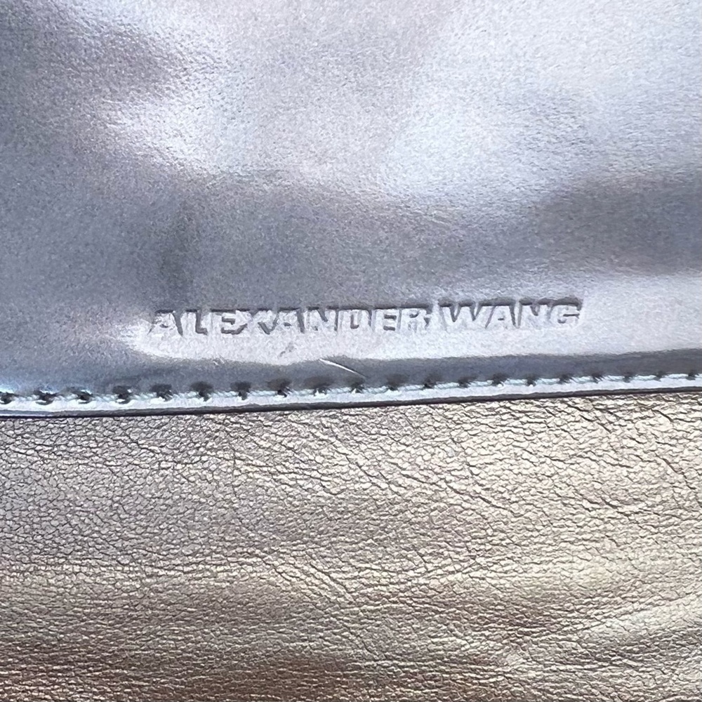 ALEXANDER WANG Prisma Biker Metallic wallet on a strap - Picture 12 of 15